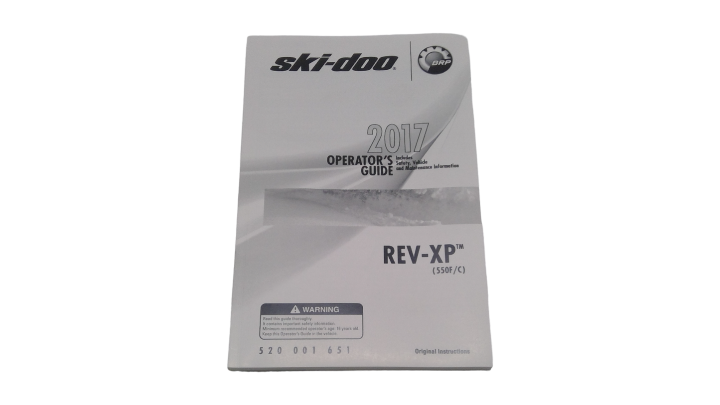 New OEM Genuine Bombardier Recreational Products, Oper Guide 17 - Part # 520001651