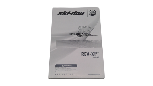 New OEM Genuine Bombardier Recreational Products, Oper Guide 17 - Part # 520001651