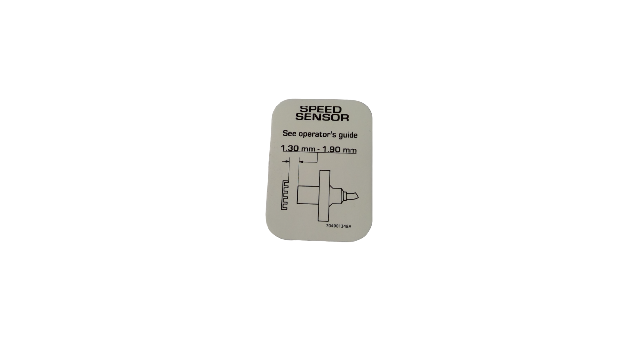 New OEM Genuine Bombardier Recreational Products, Speed Sensor Decal - Part # 704901348