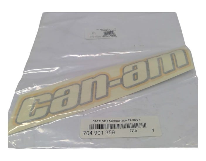 New OEM Genuine Bombardier Recreational Products, Can Am Decal - Part # 704901359