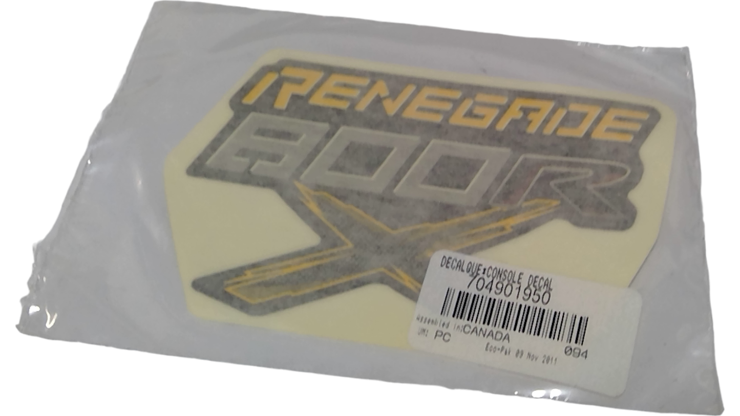 New OEM Genuine Bombardier Recreational Products, Console Decal - Part # 704901950