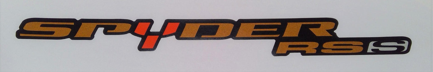 New OEM Genuine Bombardier Recreational Products, Rs-S Spyder Decal - Part # 704902373