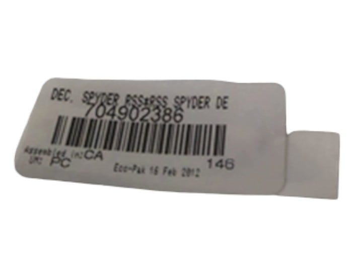 New OEM Genuine Bombardier Recreational Products, Decal Rs S - Part # 704902386
