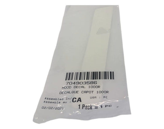New OEM Genuine Bombardier Recreational Products, Hood Decal 1000R - Part # 704903586