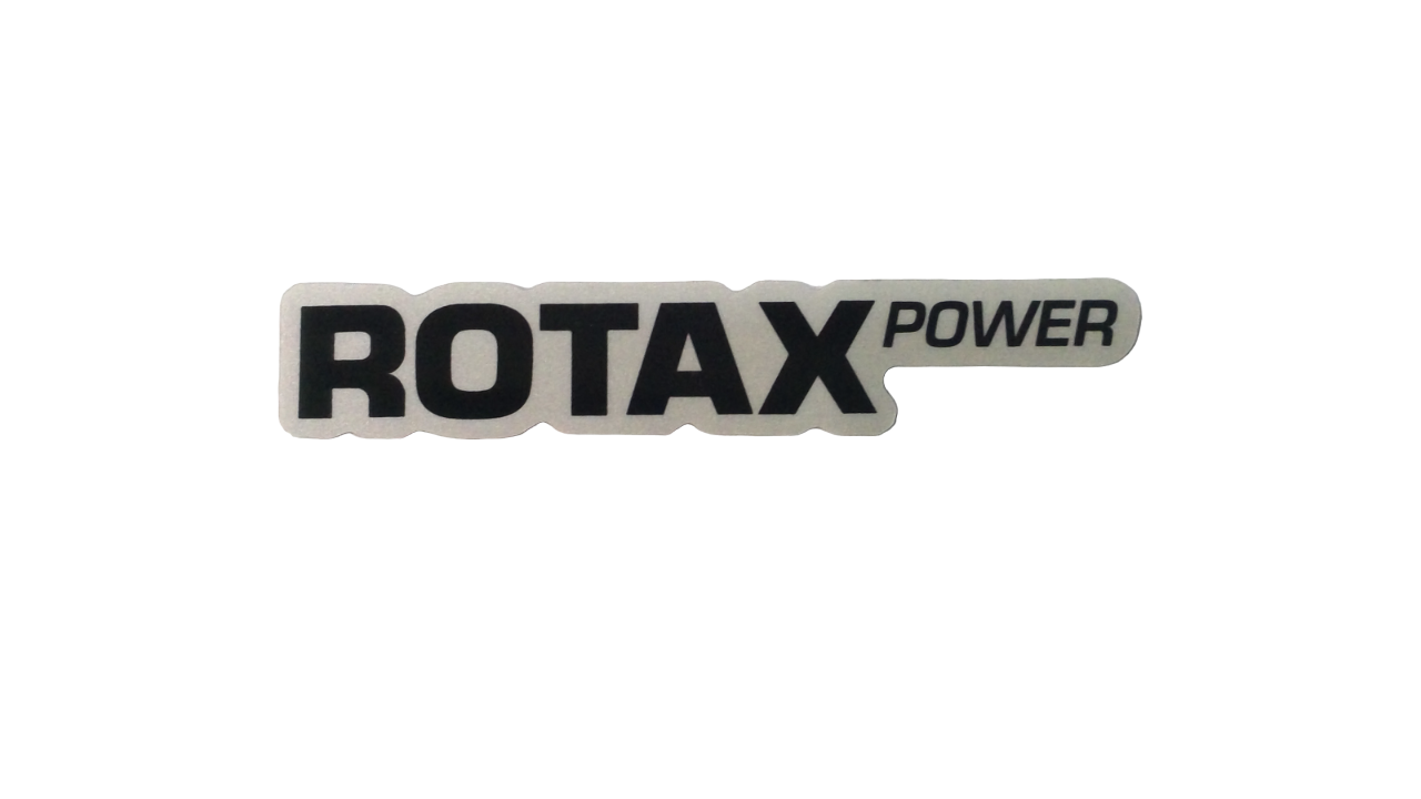 New OEM Genuine Bombardier Recreational Products, Decal Rotax Power - Part # 704903807