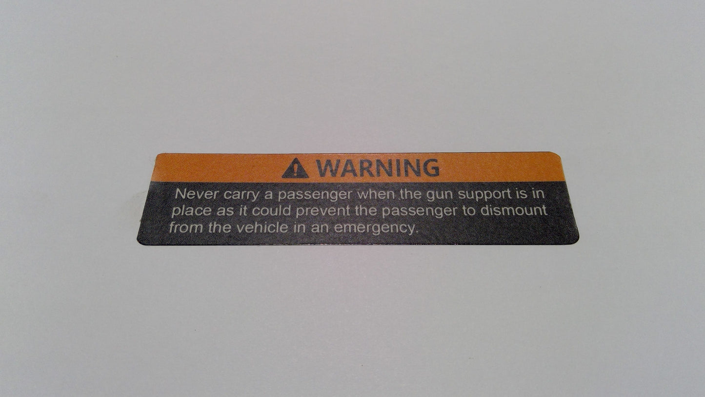 New OEM Genuine Bombardier Recreational Products, Warning Label - Part # 704904094