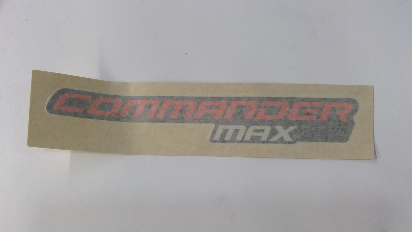 New OEM Genuine Bombardier Recreational Products, Lateral Decal Commander M - Part # 704904294