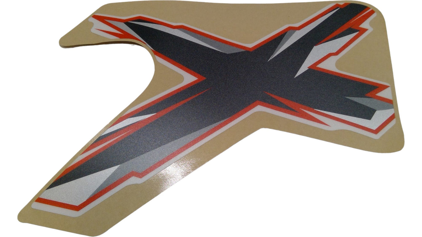 New OEM Genuine Bombardier Recreational Products, X Decal - Part # 704904908