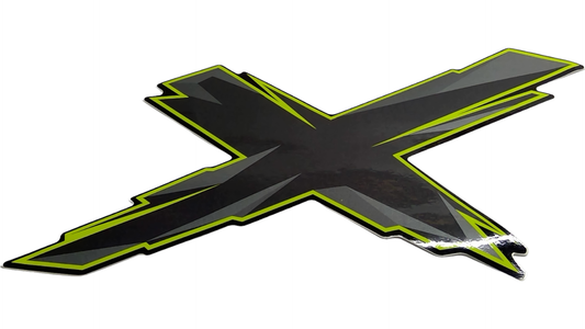 New OEM Genuine Bombardier Recreational Products, X Decal - Part # 704905325