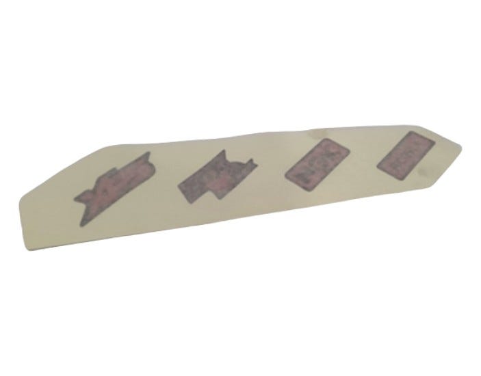 New OEM Genuine Bombardier Recreational Products, Lh Sponsor Decal - Part # 704906476