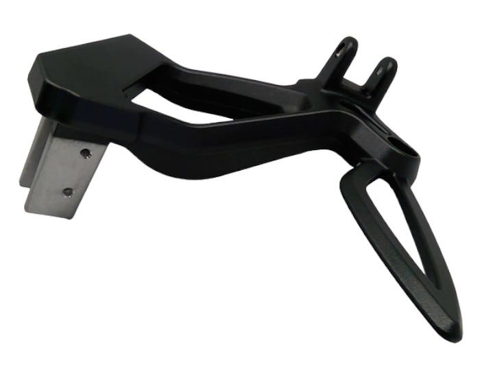 New OEM Genuine Bombardier Recreational Products, Rh Rear Foot Support - Part # 705003533
