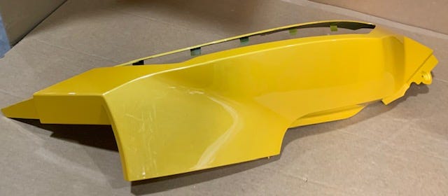 New OEM Genuine Bombardier Recreational Products, Lh Fronr Pannel Yellow - Part # 705006354