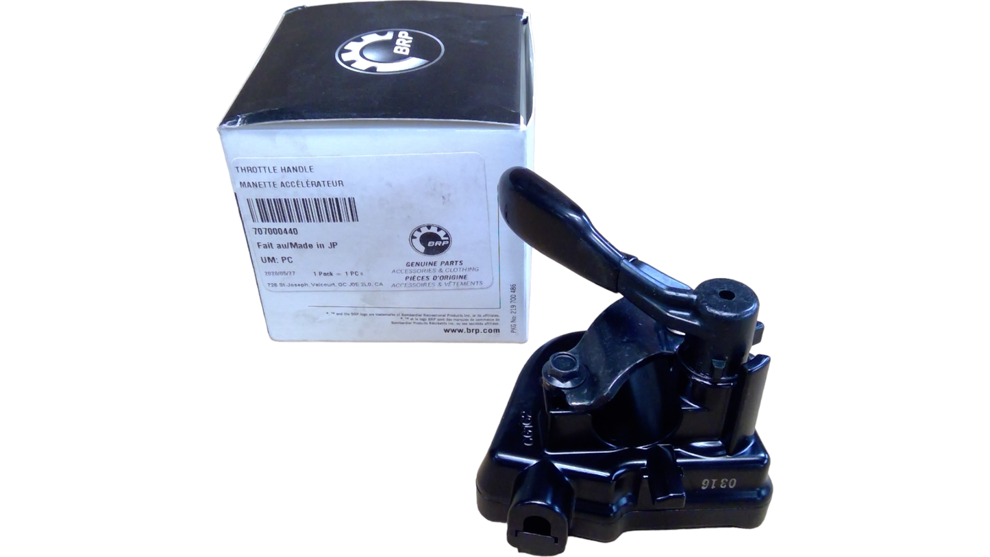 New OEM Genuine Bombardier Recreational Products, Throttle Handle - Part # 707000440