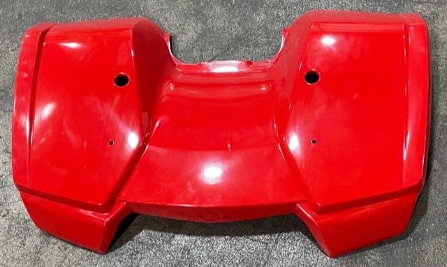 New OEM Genuine Bombardier Recreational Products, Rear Fender Red - Part # A83400179000RD