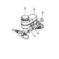 Master Cylinder, Power Disc Brake W/Disc/Drum (Brc)