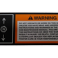 New OEM Genuine Caterpillar, Film Warn - Part # 1100280