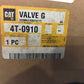 New OEM Genuine Caterpillar, Valve G - Part # 4T0910