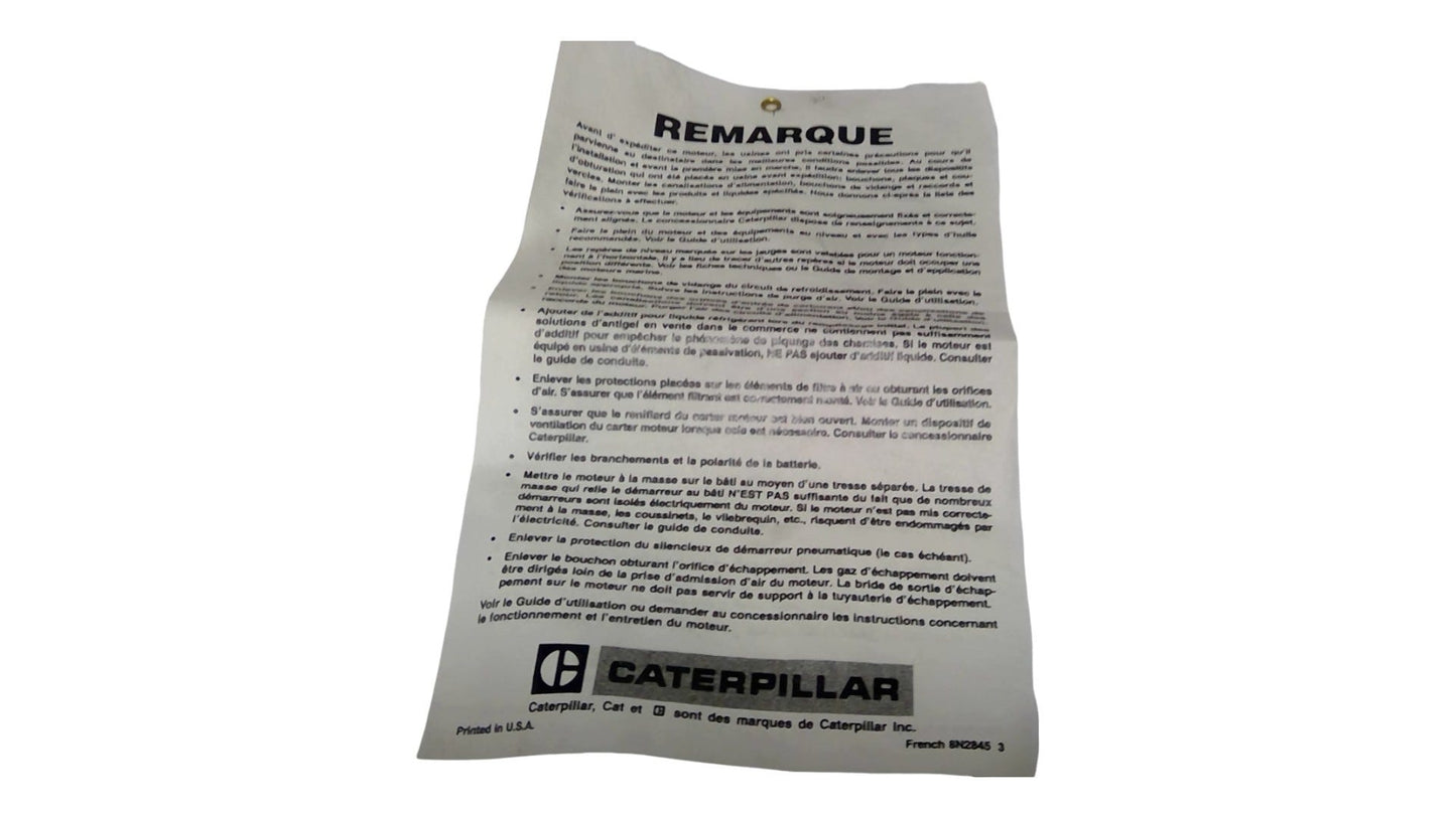 New OEM Genuine Caterpillar, Tag-Ins - Part # 8N2845