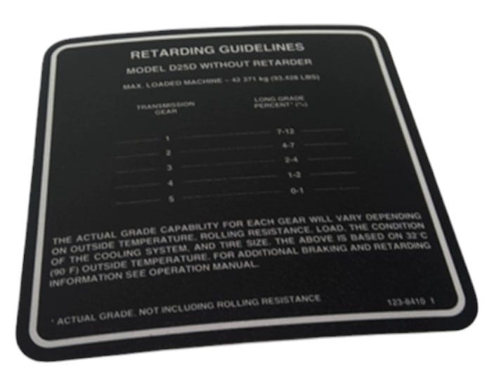 New OEM Genuine Caterpillar, Film - Part # 1238410