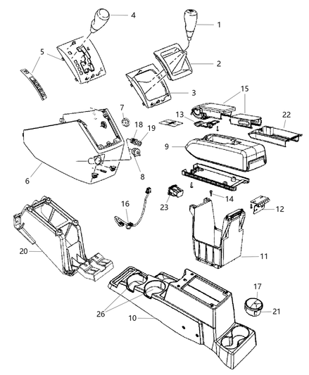 Cupholder Console
