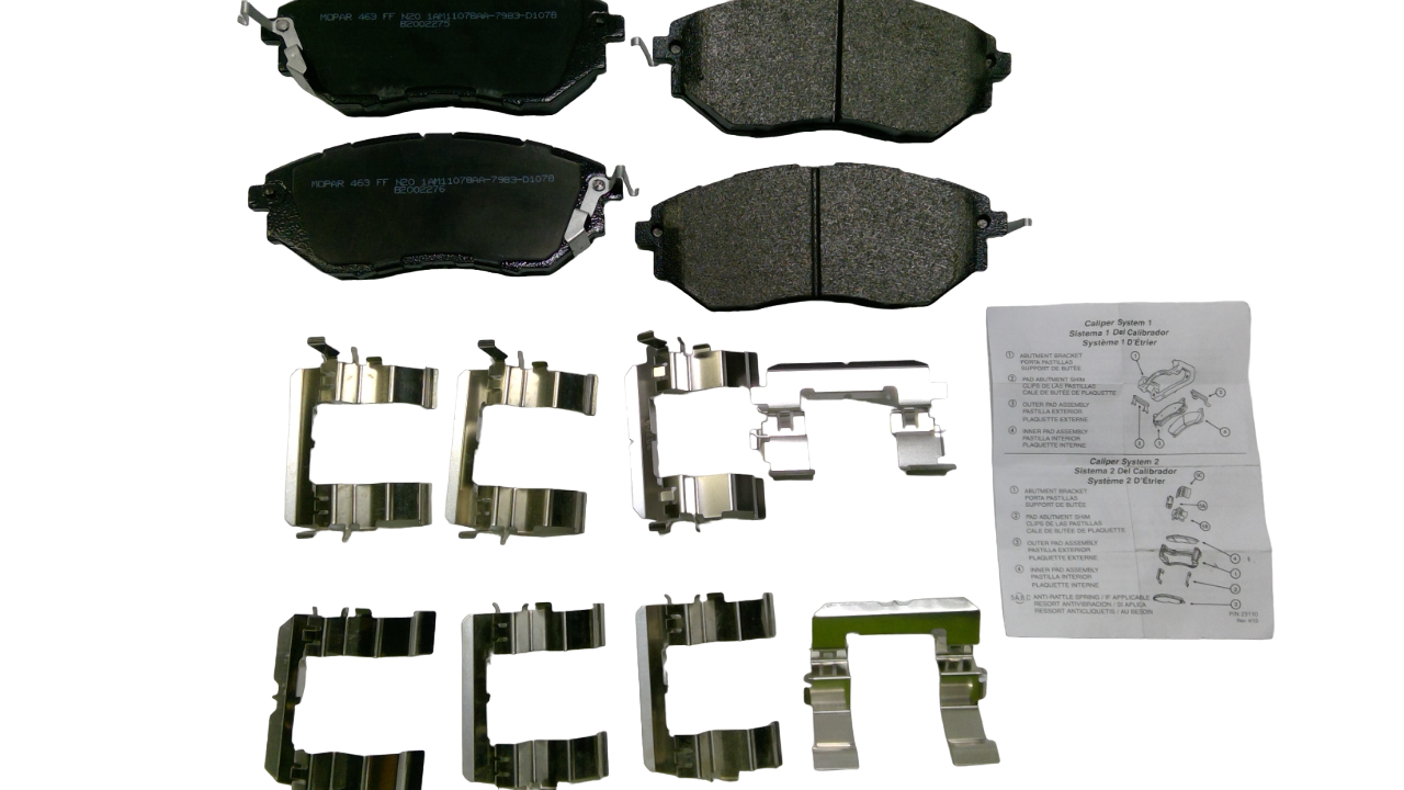 New Fits Chrysler Pad Kit-Disc Brake Friction - Part # 1AM11078AA