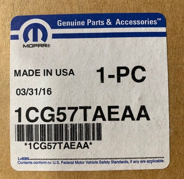 New Fits Chrysler Wheel-Aluminum - Part # 1CG57TAEAA