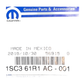 New Fits Chrysler Bezel-Instrument Panel - Part # 1SC361R1AC
