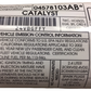 New 2002 Fits Chrysler Sebring, Stratus Label-Emission - Part # 4578103AB