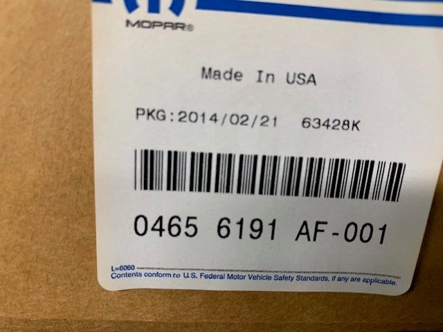 New 2001-2002 Fits Chrysler Neon Wheel Cover - Part # 4656191AF