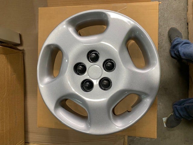 New 2001-2002 Fits Chrysler Neon Wheel Cover - Part # 4656191AF
