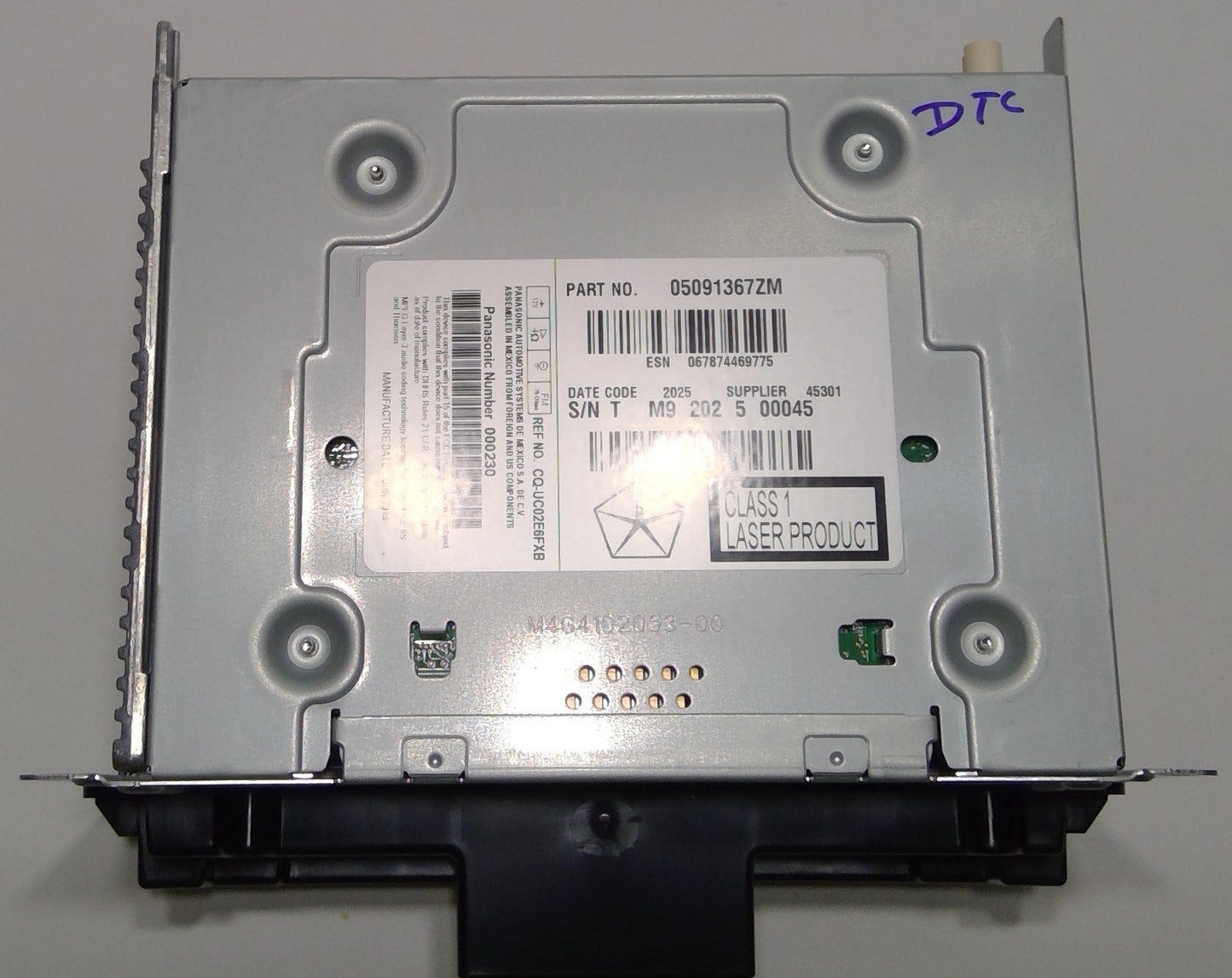 New Fits Chrysler Radio-Multi Media - Part # 5091367ZM