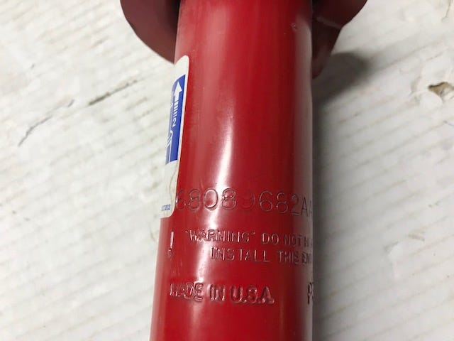 New Fits Chrysler Absorber-Suspension - Part # 5175436AG