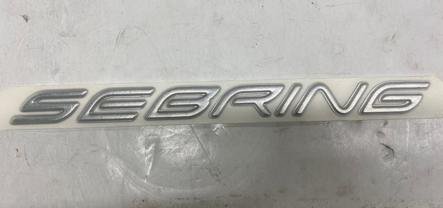 New 1998-2000 Fits Chrysler Sebring Nameplate-Sebring - Part # 5288783AA
