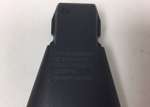 New Fits Chrysler Key Fob-Integrated Key Fob - Part # 56046668AF