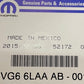 New Fits Chrysler Cover-Front Seat Back - Part # 5VG66LAAAB