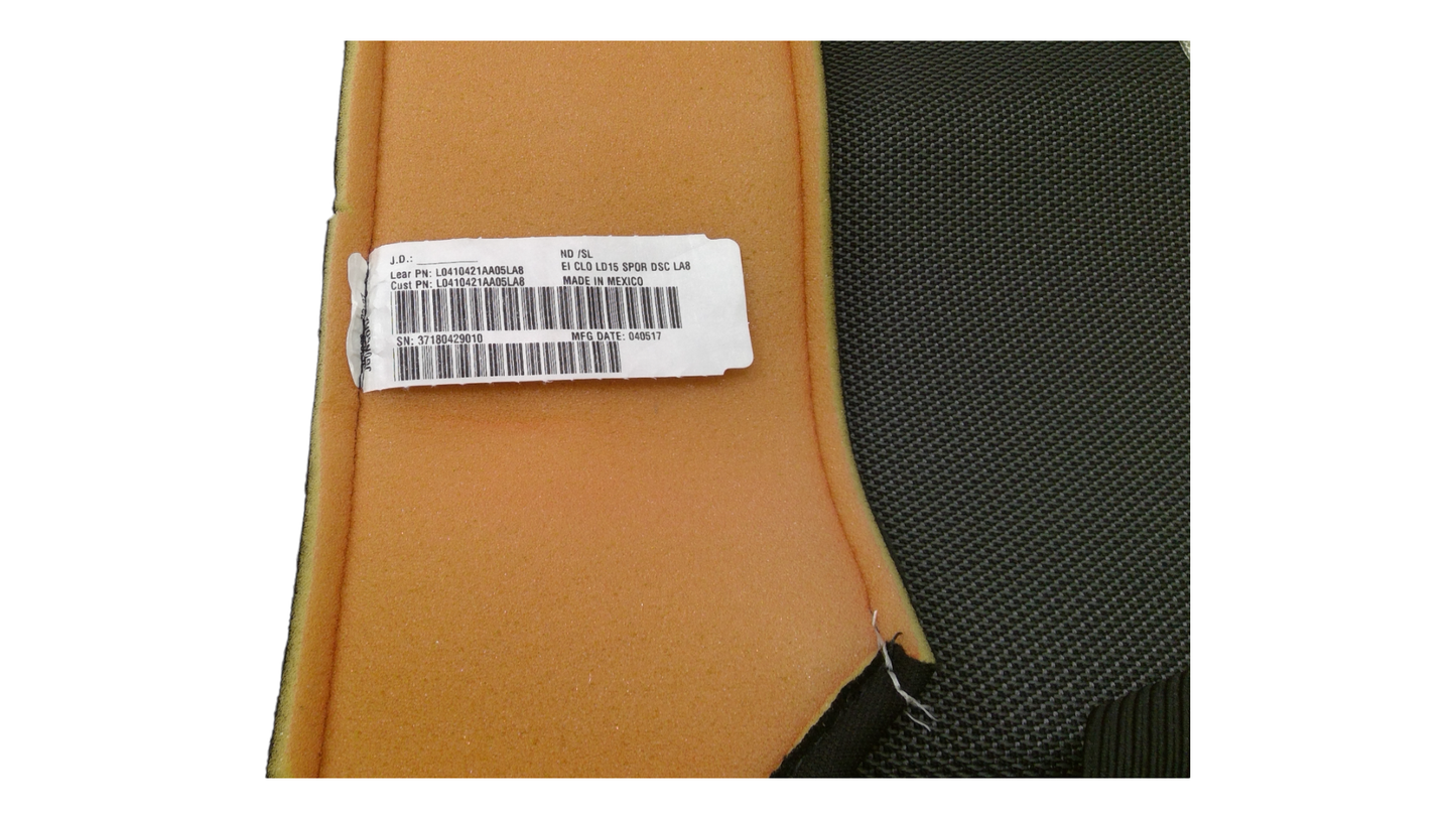 New 2015-2016 Fits Chrysler 300, Charger, Magnum Cover-Front Seat Cushion - Part # 5YB67LA8AB