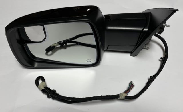 New 2019 Fits Chrysler 1500 Outside Rearview Mirror - Part # 5ZK43GTWAC