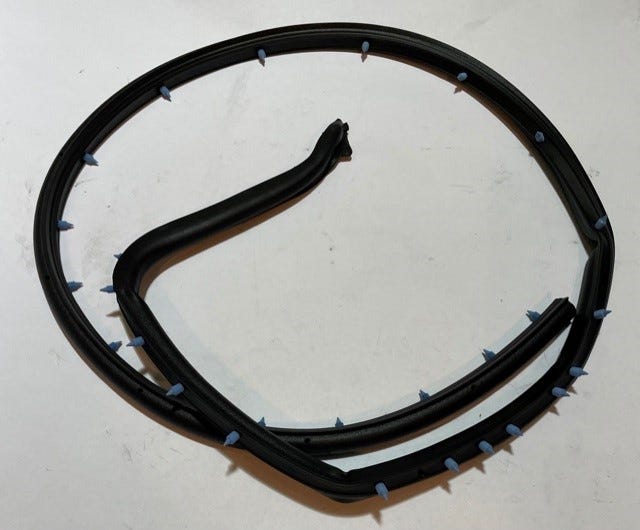 New Fits Chrysler Weatherstrip-Front Door - Part # 68096403AB