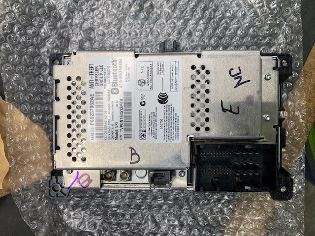 New Fits Chrysler Radio-Multi Media - Part # 68237062ZE