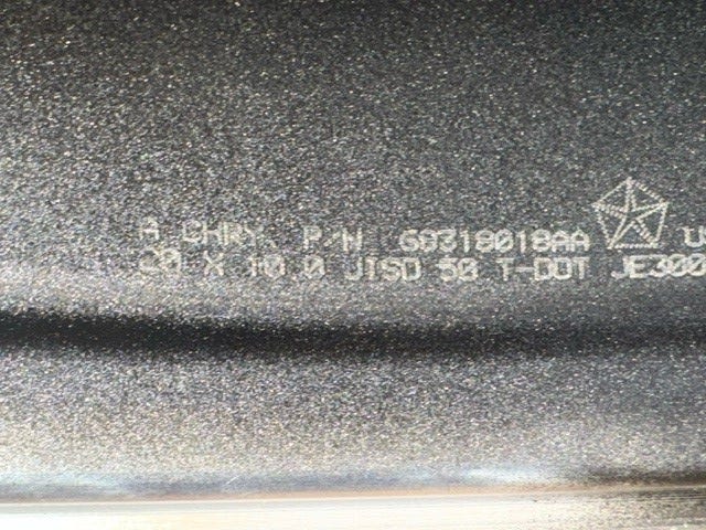 New 2009-2010 Fits Chrysler Grand Cherokee Wheel-Aluminum - Part # 68318018AA