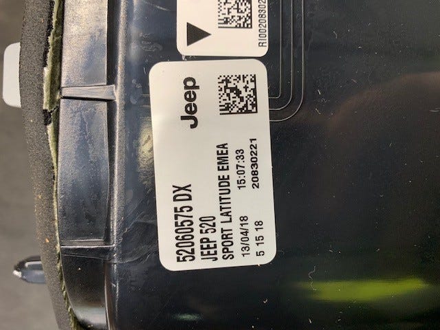 New Fits Chrysler Lamp-Tail - Part # 68346448AA