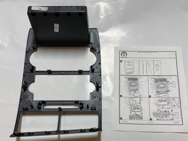 New Fits Chrysler Radio Bezel Kit - Part # 82209900AB