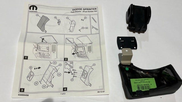 New Fits Chrysler Holder-Cellular Phone - Part # 82211477AB