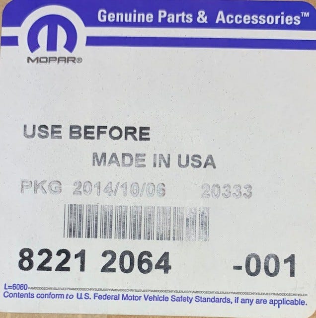 New Fits Chrysler Fog Complete Light Kit - Part # 82212064