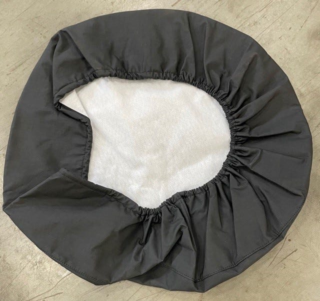 New Fits Chrysler Tire Spare Cover Kit. - Part # 82212600