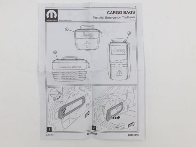 New Fits Chrysler Multipurpose Storage Kit - Part # 82213731