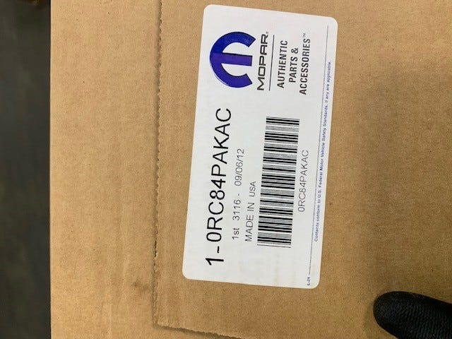 New Fits Chrysler Wheel-Aluminum - Part # RC84PAKAC