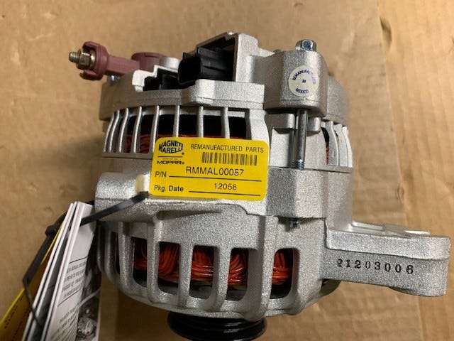 New Fits Chrysler Alternato-Engine - Part # RMMAL00057