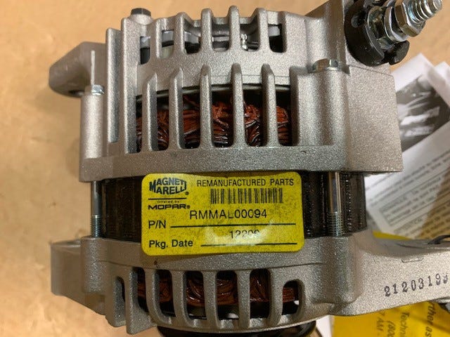 New Fits Chrysler Alternato-Engine - Part # RMMAL00094