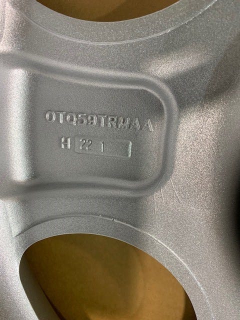 New Fits Chrysler Wheel-Aluminum - Part # TQ59PAKAB